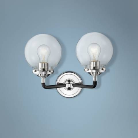Beacon 11" High Glass Globe Wall Sconce - #65G94 | Lamps Plus added by HELEN SALGADO