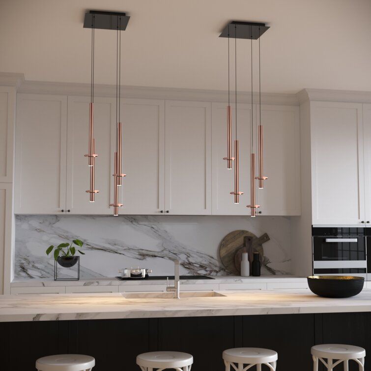 Zakaryan 4 - Light Cluster Cylinder LED Pendant added by Sarah Jackson