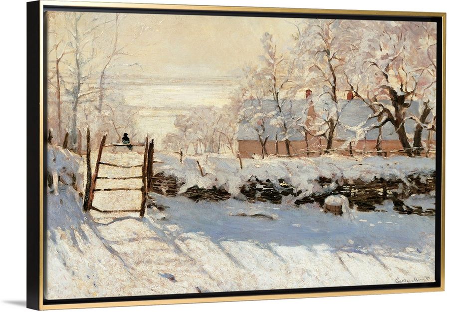 Magpie, by Claude Monet, 1868-1869. Musee d'Orsay, Paris, France added by KATHERINE ECK