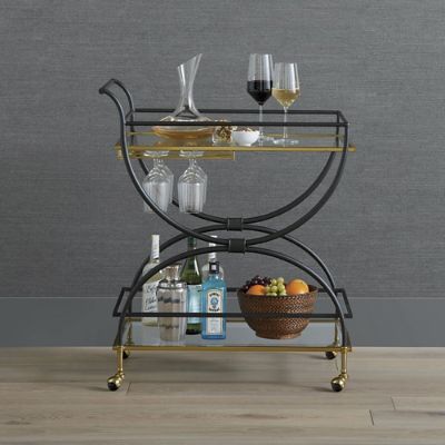 Angelina Bar Cart | Frontgate added by Jennifer Hickey