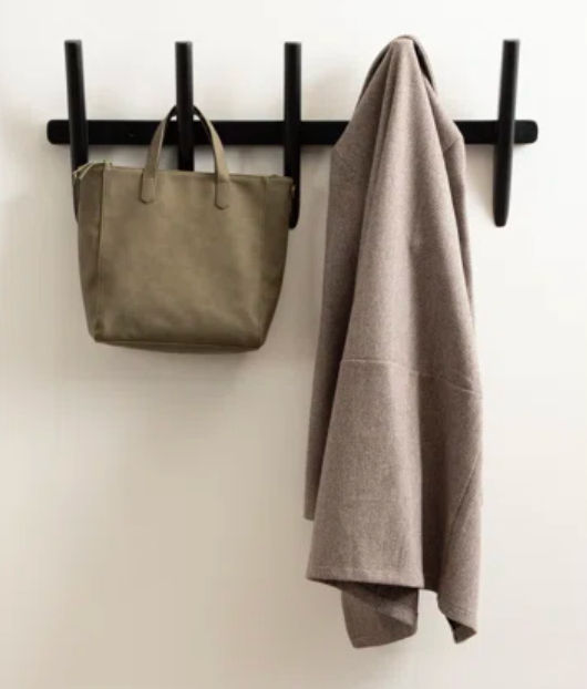 Kate and Laurel Five-Hook Hanging Coat Rack | Wayfair added by Rachel Callaghan