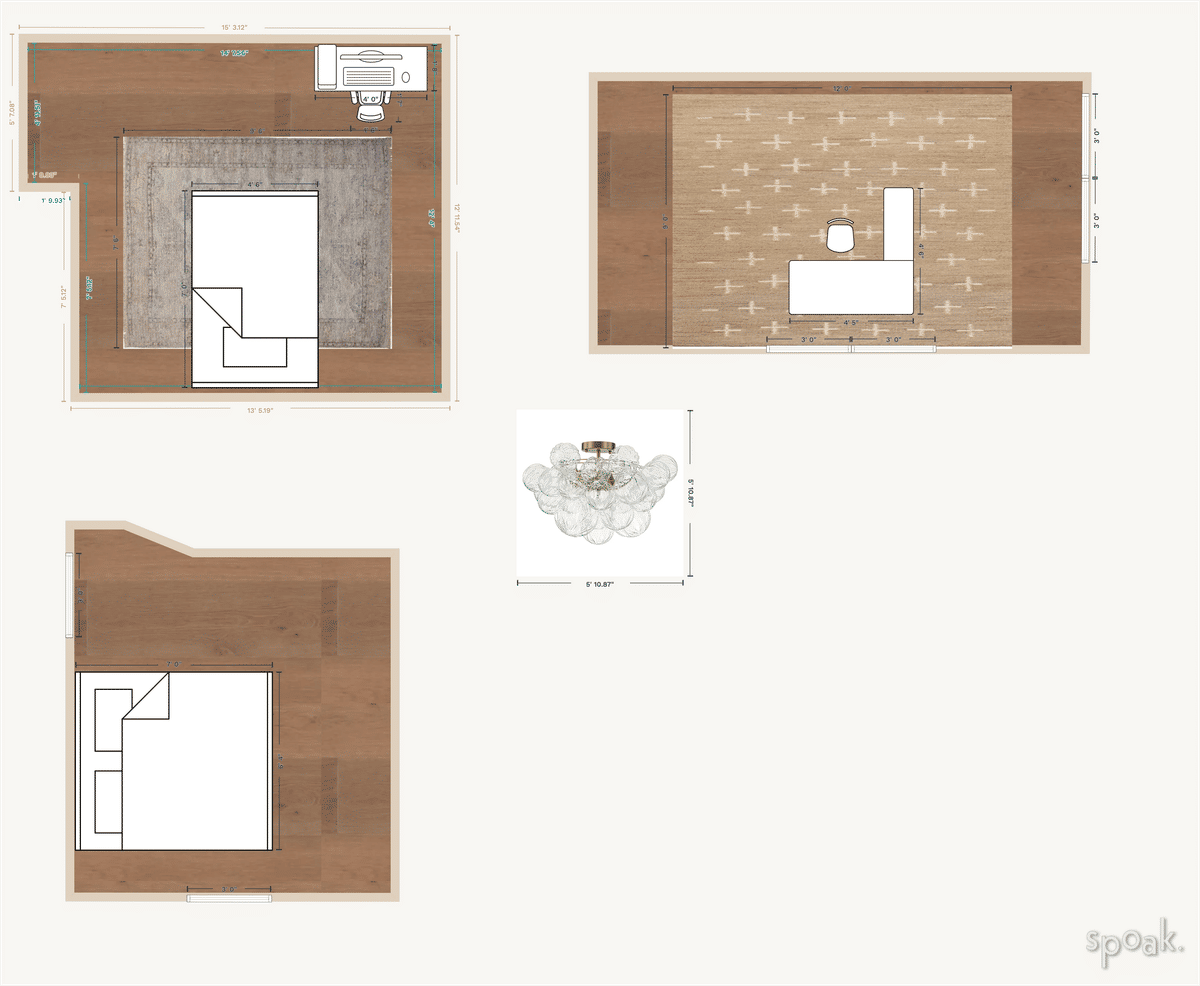 Nursery Layout designed by Lauren Matthews