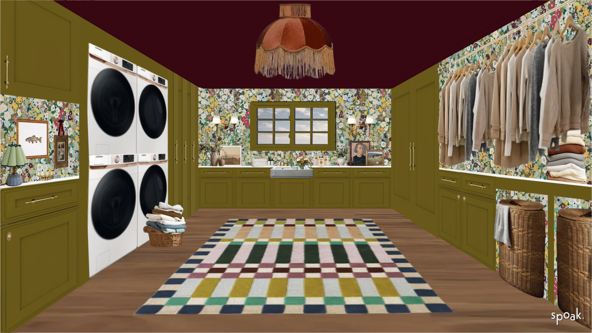 Laundry Room Inspiration designed by Kailyn Cahanin