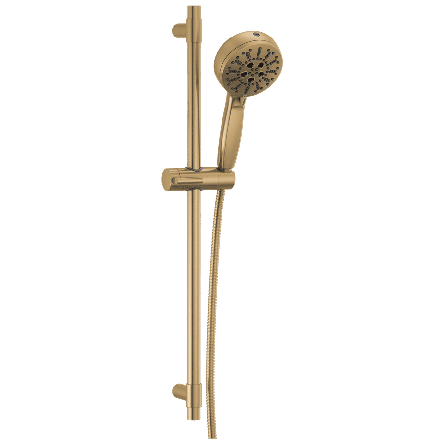 Delta ProClean 7.0 -Spray Lumicoat Champagne Bronze 4.5-in Round Handheld High Pressure Shower Head 1.75 GPM Rubber | 51584-CZ-PR added by Emily Mayfield