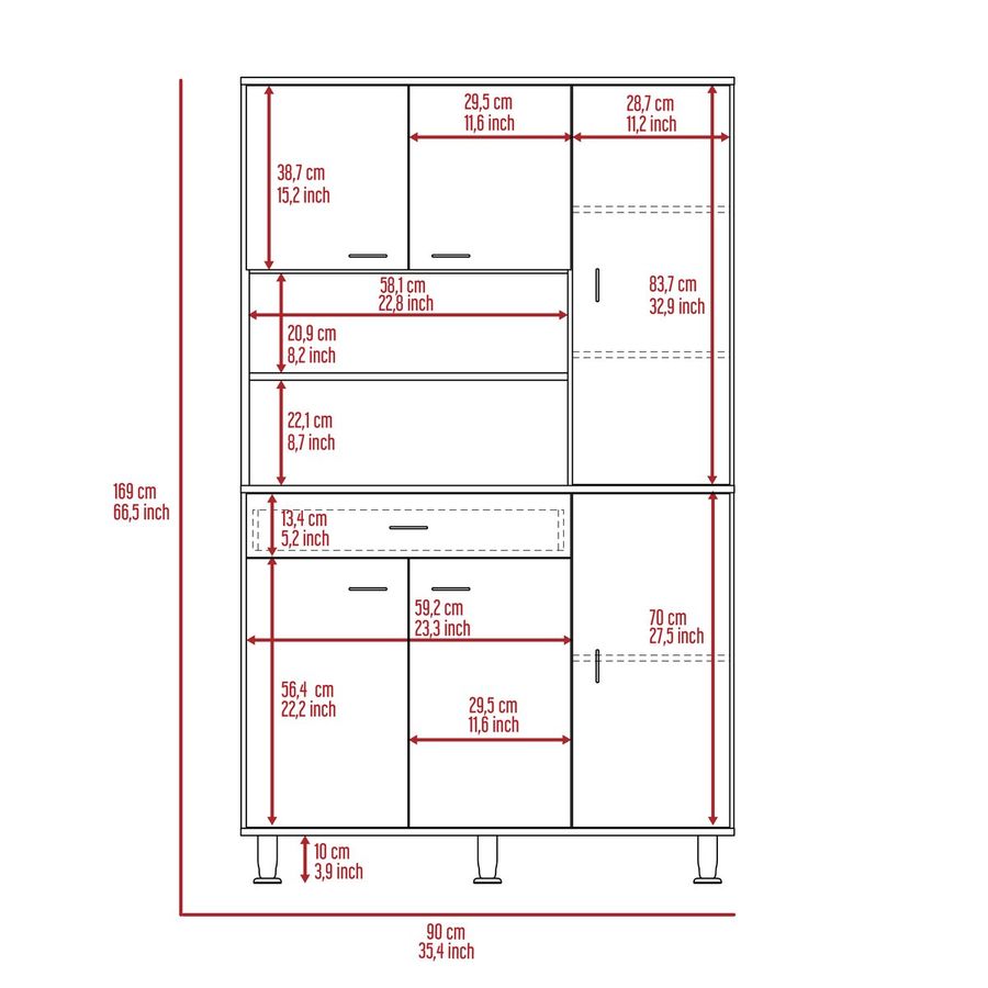 Cierrah 67" Kitchen Pantry added by Spoak Member