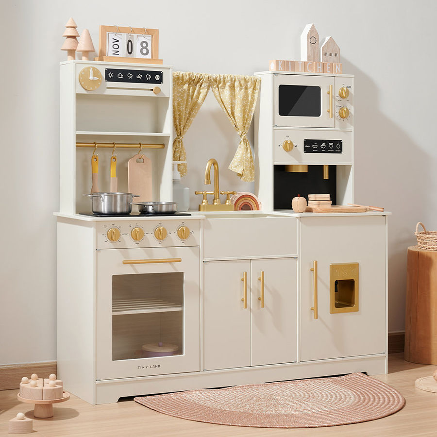 Tiny Land® Trendy Home Style Play Kitchen & Reviews | Wayfair added by Annemarie Byrne