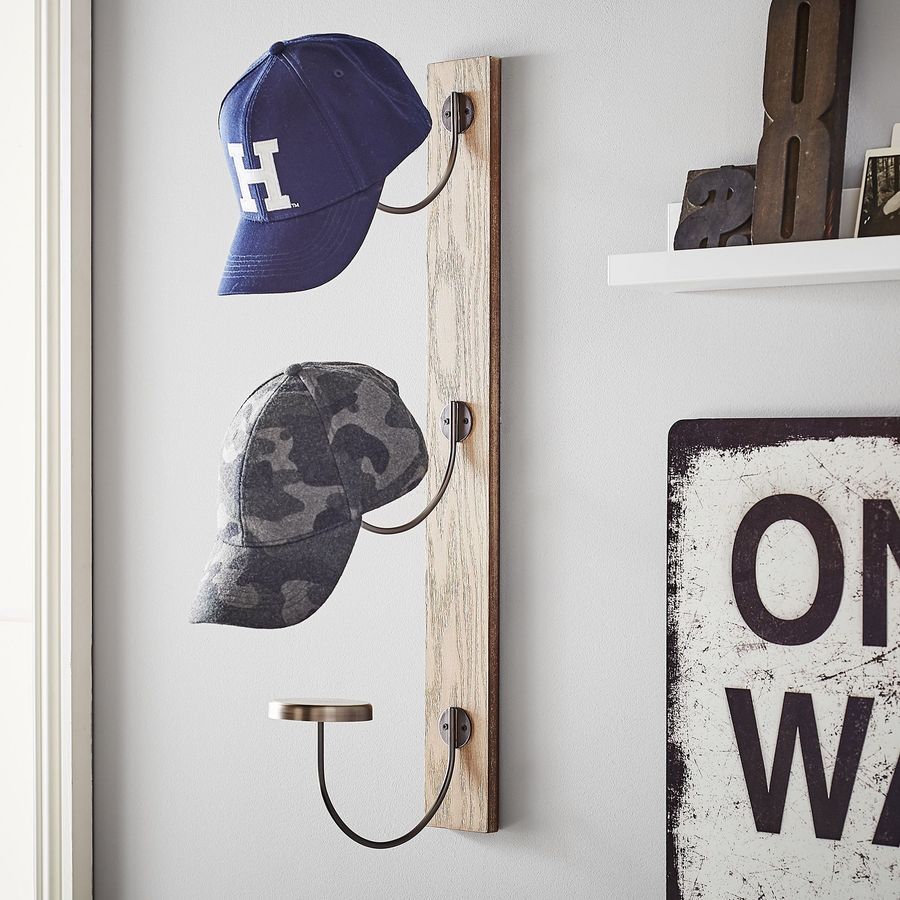 Vertical Hat Storage Wall Hooks added by Emily Perdue