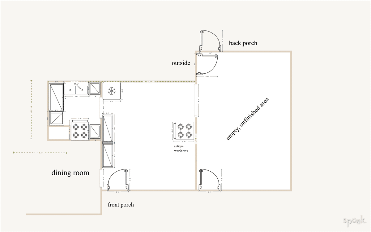 Kitchen Plan designed by sarabeth hurst