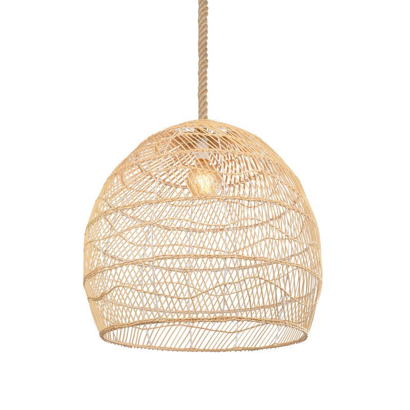 Disalvo 1 - Light Natural Rattan Single Pendant added by sallie tyler