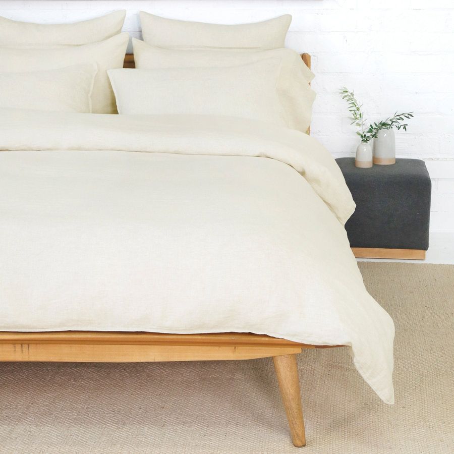 Parker Linen Duvet Cover Set - Cream added by Courtney Brennan