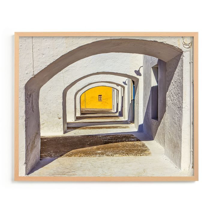 Arches and Yellow Framed Wall Art by Minted for West Elm added by Dasha Tsenter