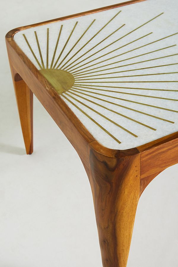 Brass Starburst Rectangular Coffee Table added by Ansley Schulte