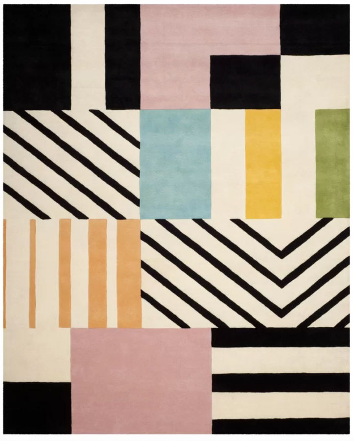 Tripoli Ivory/Black/Pink Tufted Wool Area Rug added by Erica Lombardi