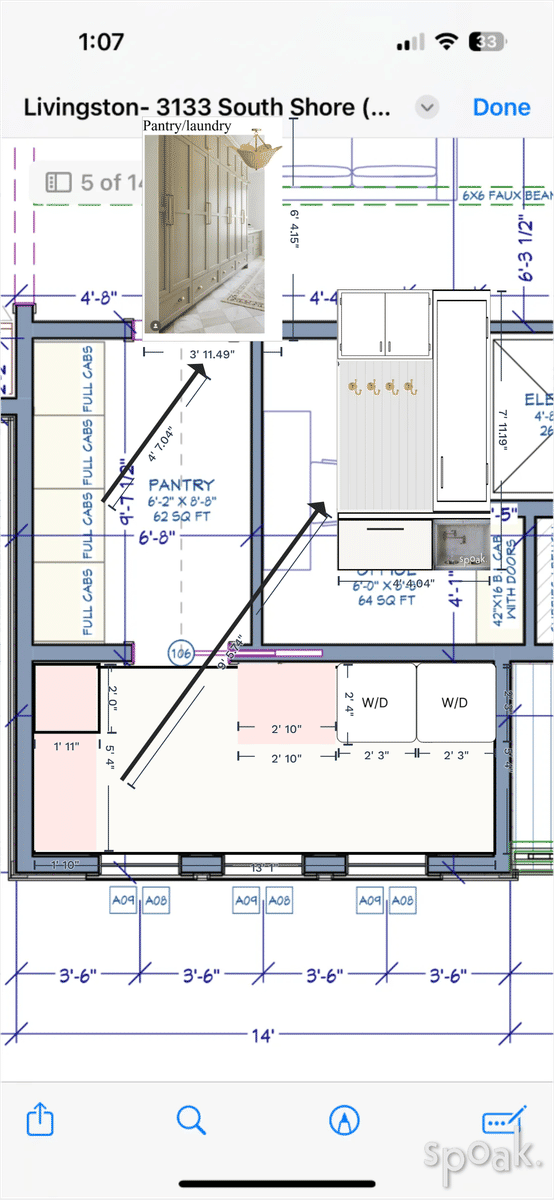 Mudroom Plan designed by mandy livingston
