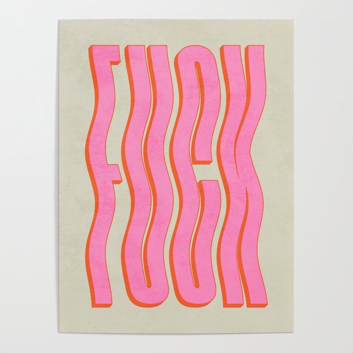 Favorite Word: Peach Wavy Edition Poster by ayeyokp added by Kelly Calley