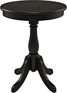 Powell Furniture Round Table, Black, 18"L x 18"W x 22"H added by HELEN SALGADO