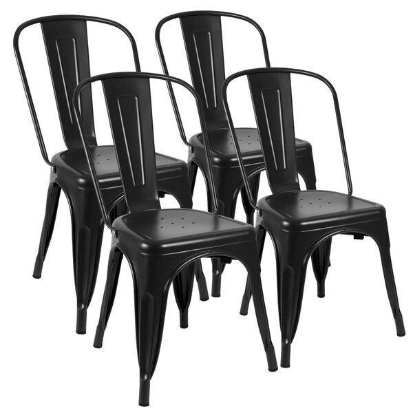 Borowski Slat Back Stacking Side Chair added by Madeline Wood