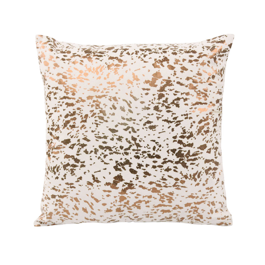 Leather Speckled Gold Pillow - TOV Furniture added by Lauren Houston