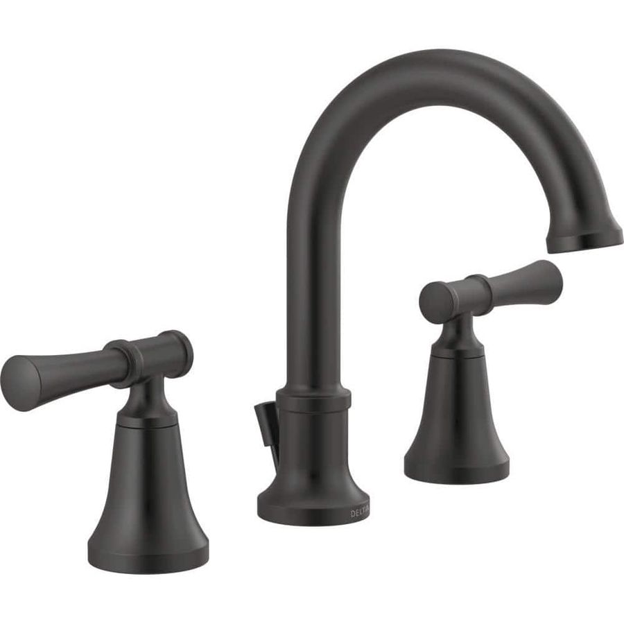 Delta Chamberlain 8 in. Widespread 2-Handle Bathroom Faucet in Matte Black 35747LF-BL - The Home Depot added by Danielle Lambert