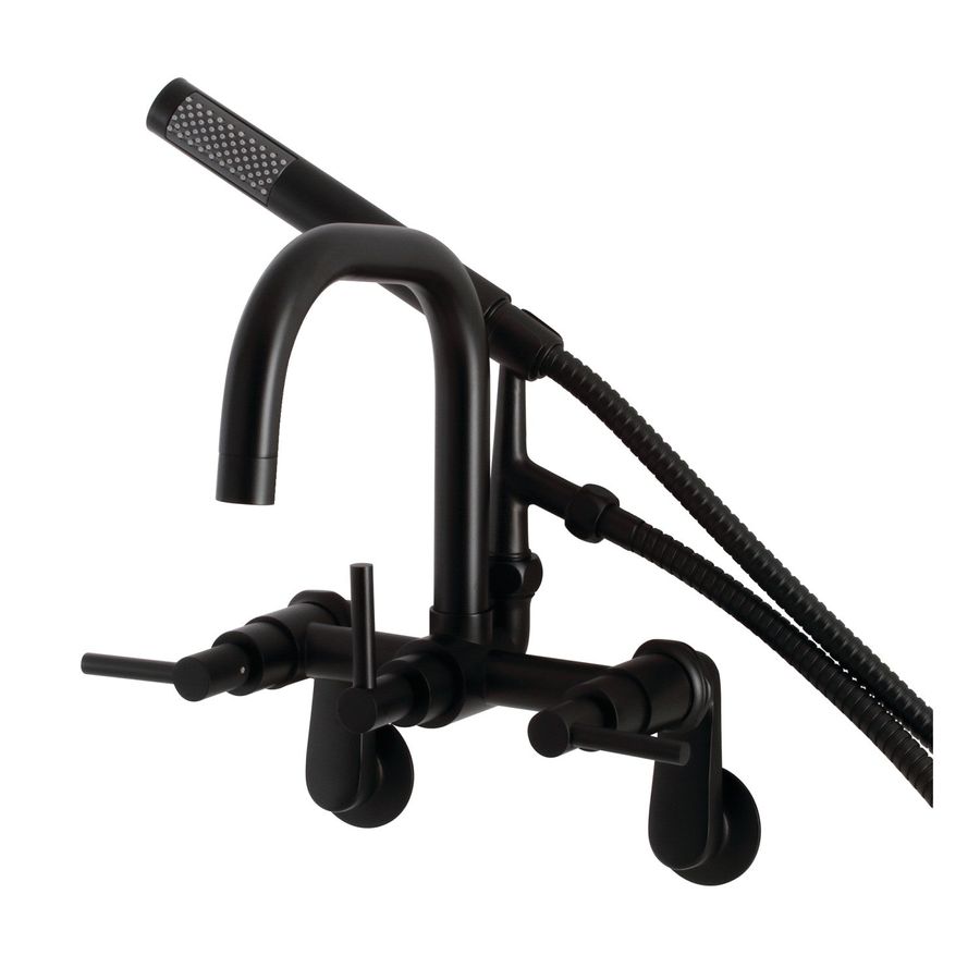 Aqua Vintage AE8450DL Concord Wall Mount Clawfoot Tub Faucet, Matte Bl | Kingston Brass Outlet added by Natalia Falcone