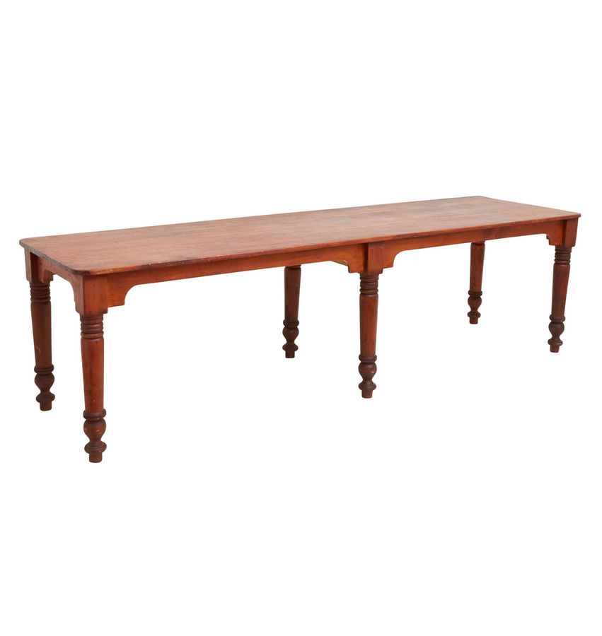 Antique 9ft Turned Leg Harvest Table added by Serena Finnerty