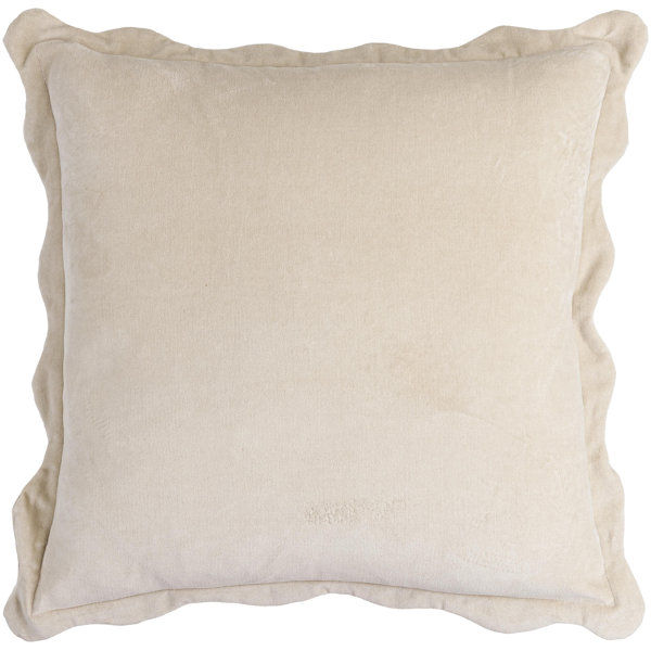 Collier Scalloped Edges Cotton Throw Pillow added by Olga Dragieva