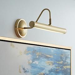Possini Euro Renaissance 16&quot; Wide Brass Finish LED Picture Light | www.lampsplus.com added by KATHERINE ECK