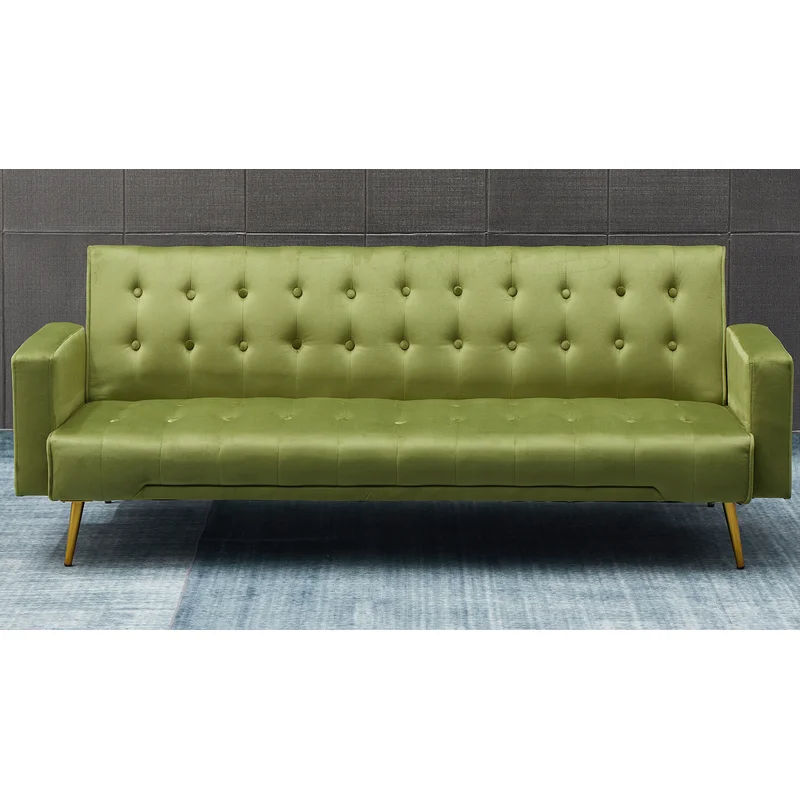 Mihret 75.2'' Velvet Recessed Arm Sleeper added by Samantha Newman