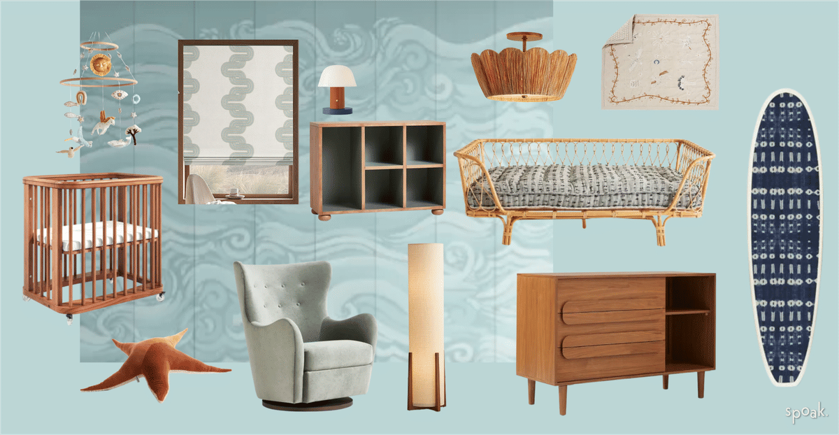 Nursery Inspo designed by Jen Rubio