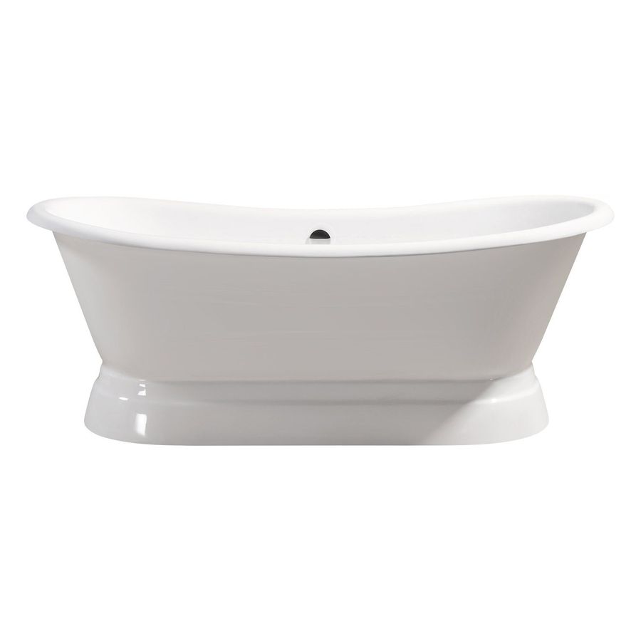 Riley Cast Iron Double Slipper Pedestal Tub - No Faucet Drillings added by Alyssa Hennessey