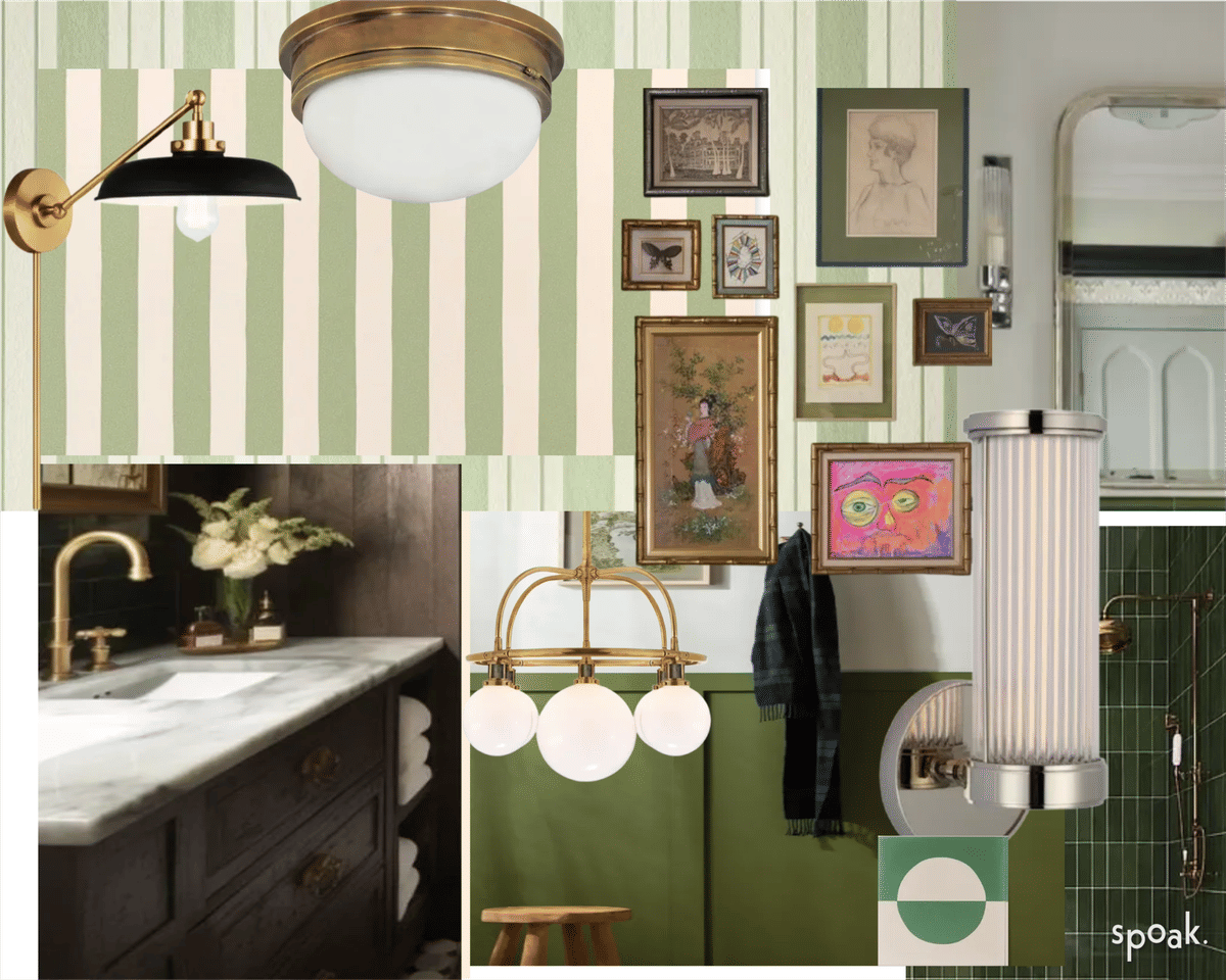 Vintage Primary Bathroom Ideas designed by gabriel valle
