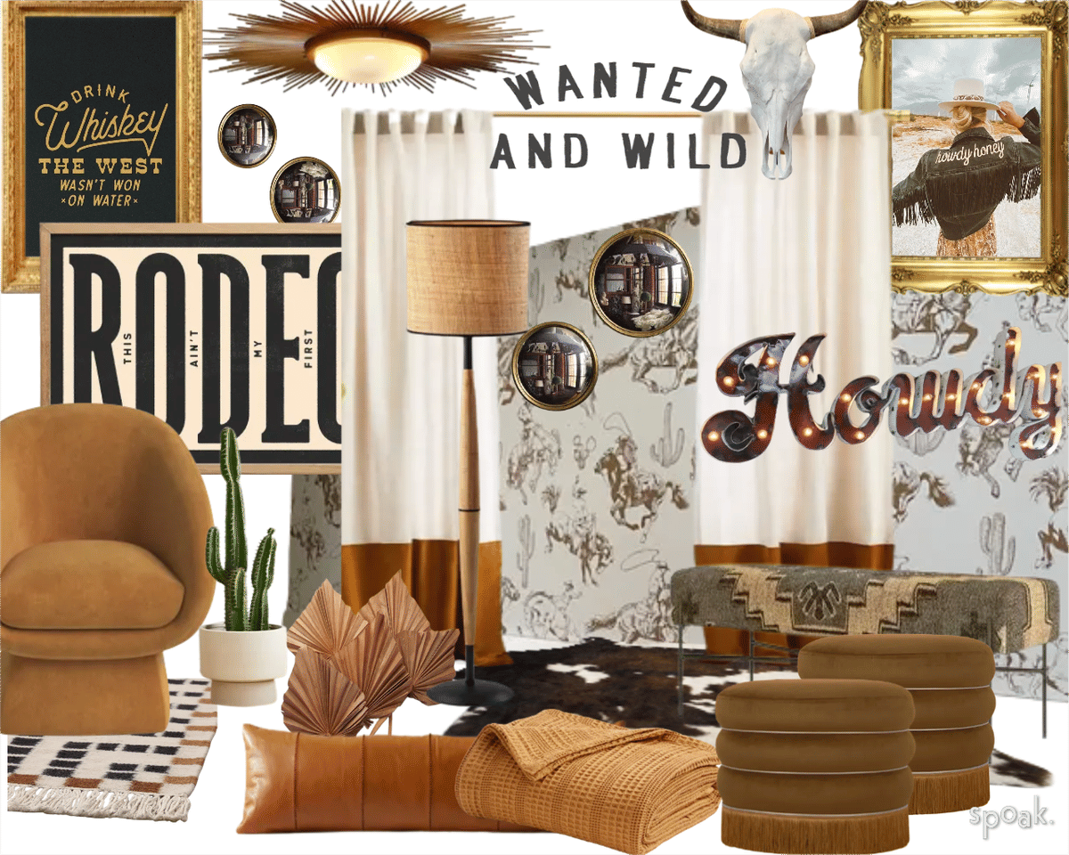 Western Living Room Ideas designed by Natasha Ross