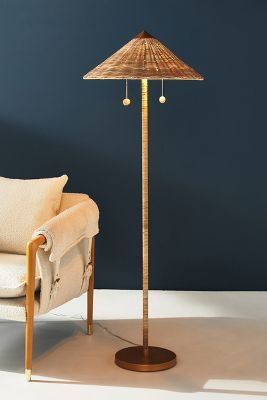Rattan Umbel Floor Lamp added by Mackenzie Schieck