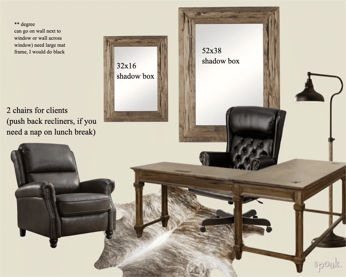 Office Inspo designed by Ashley Fuchs