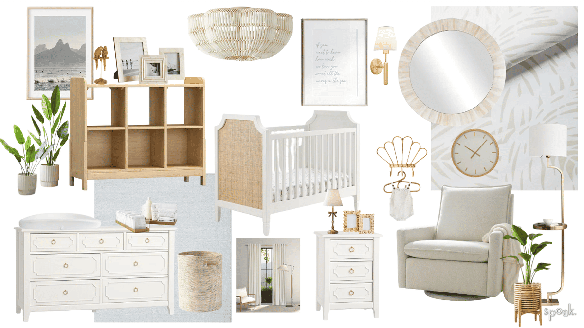 Coastal Nursery Inspo designed by Victoria Wright