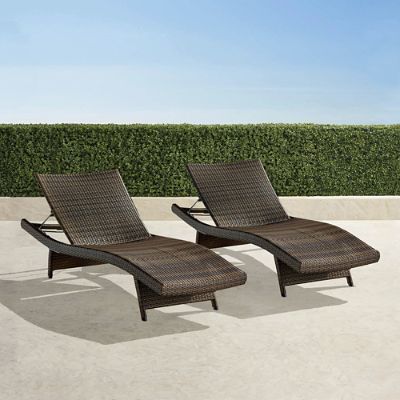 Balencia Bronze Chaise Lounges, Set of Two | Frontgate added by Danielle Hughes