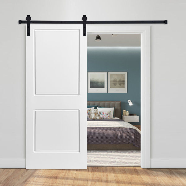 Solid Wood with Installation Hardware Kit Barn Door added by Kelli French