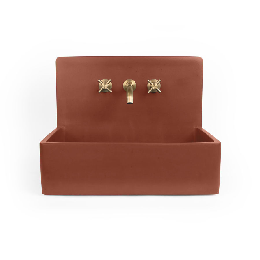 San Francisco Concrete Wall Mounted Console Bucket Sink added by Evie Leigh