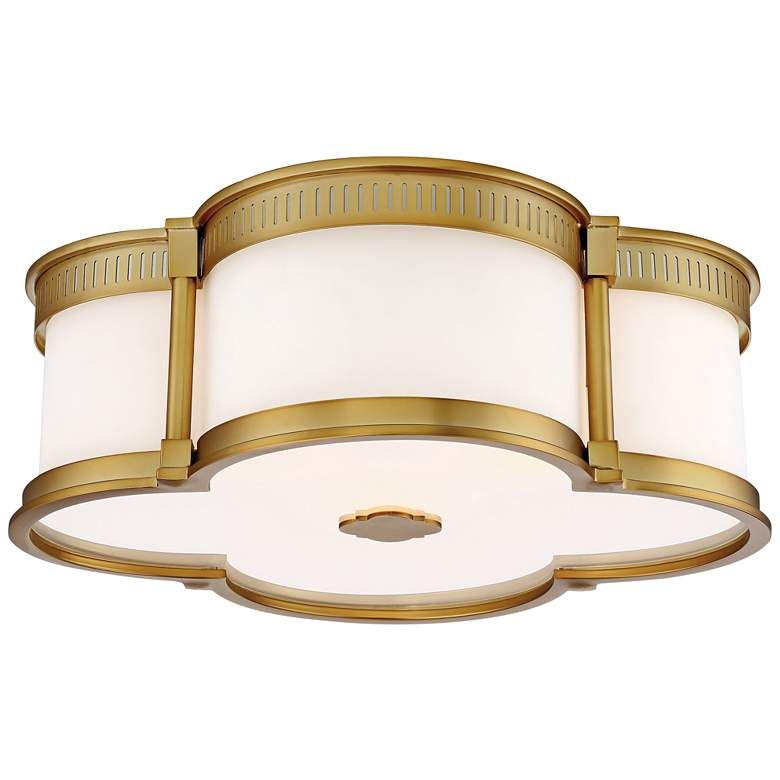 Minka Lavery Flush Mount 16 1/4" Wide Liberty Gold LED Ceiling Light - #78M33 | Lamps Plus added by karen silveira