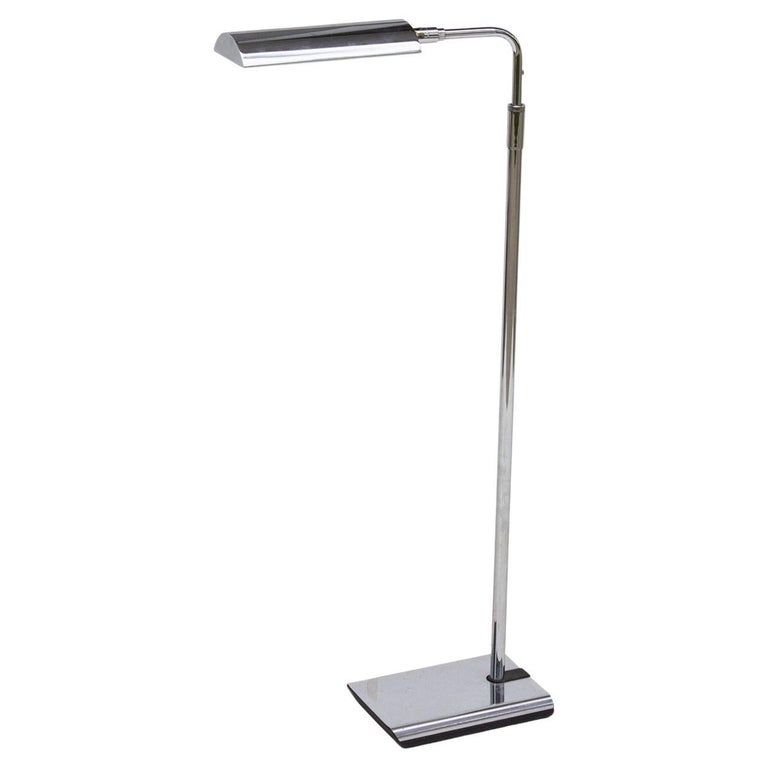 Postmodern Chrome Floor Lamp by Koch + Lowy added by Morgan Krause