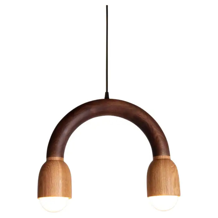 Macaroni walnut lamp added by Daniela Ulloa Villarreal