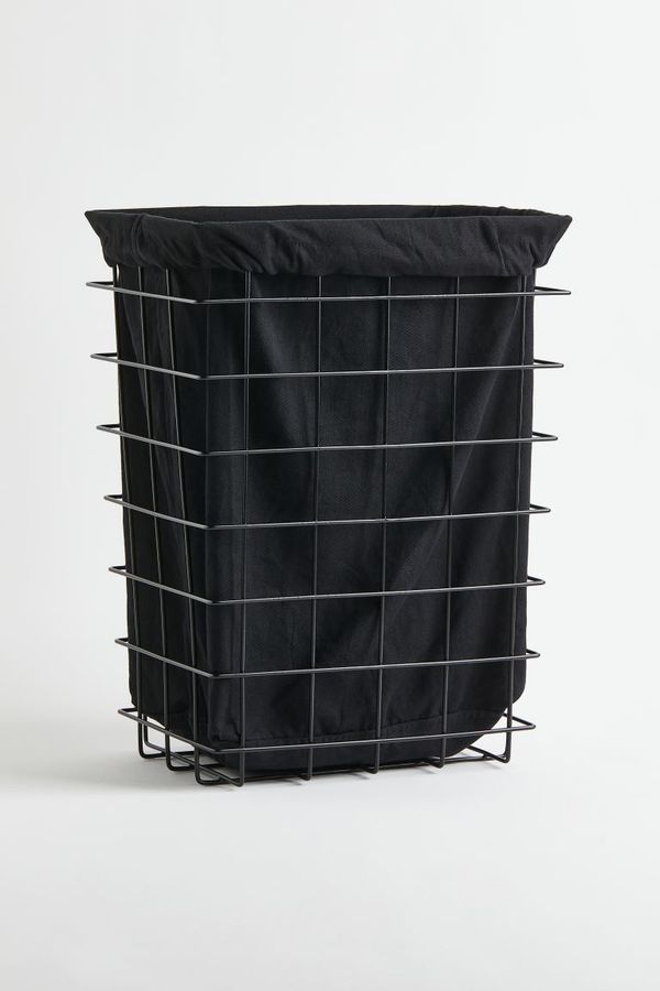 Wire Laundry Basket - Black - Home All | H&M US added by Evie Leigh