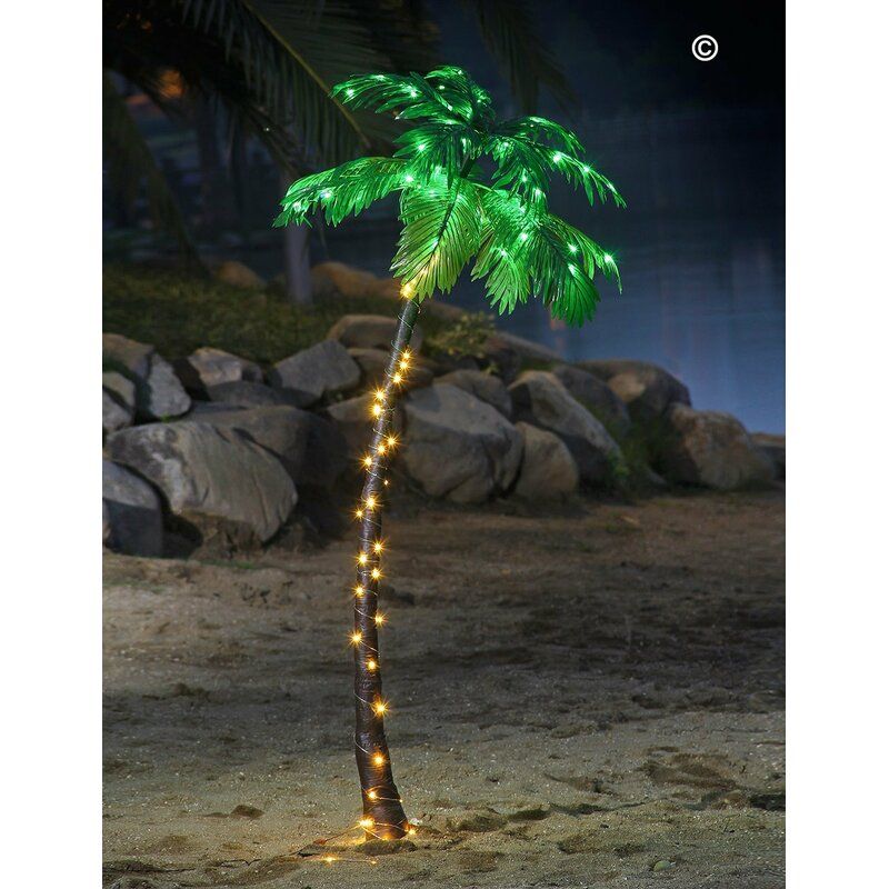 Pre-Lit Palm Tree 96 Light LED Lighted Tree added by Krysten Sjogren