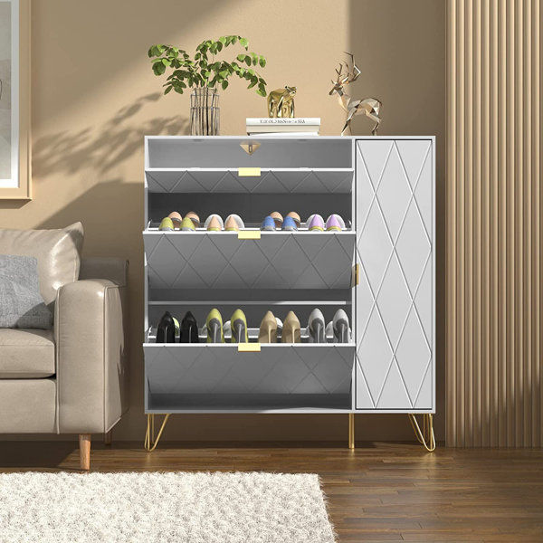 Aadhyareddy 16 Pair Shoe Storage Cabinet added by Madeline Wood
