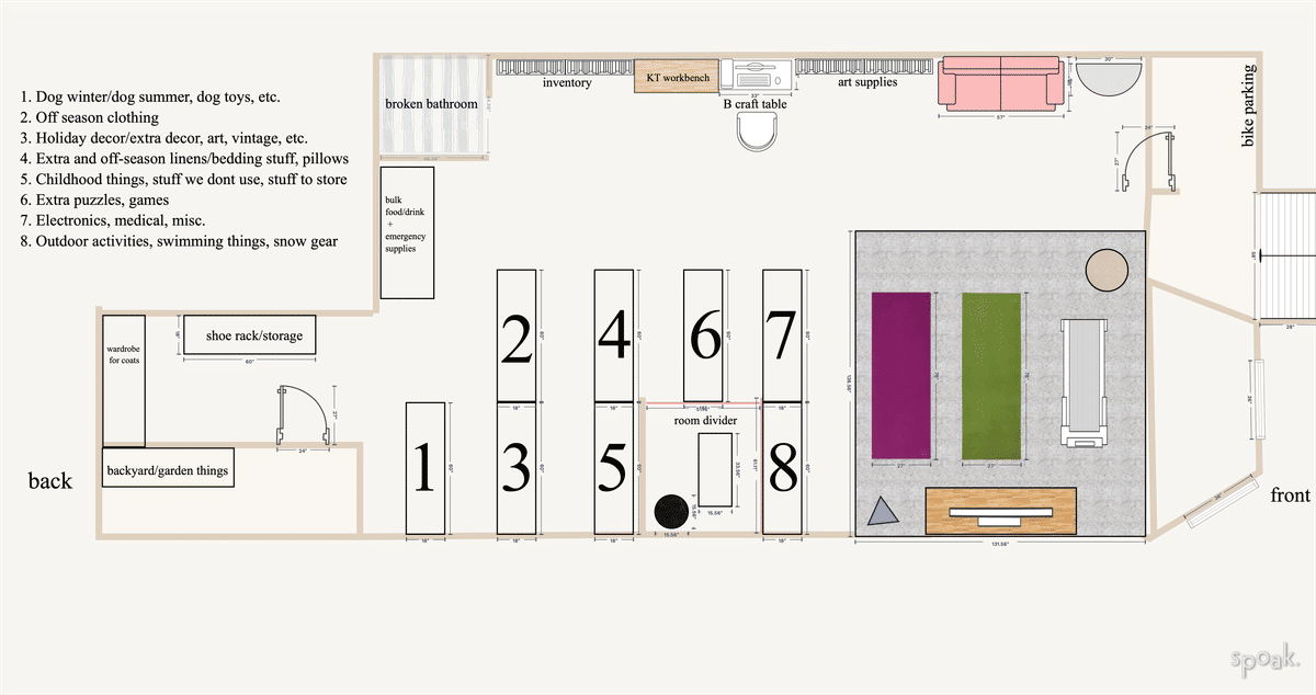 Basement Plan designed by katie terbush