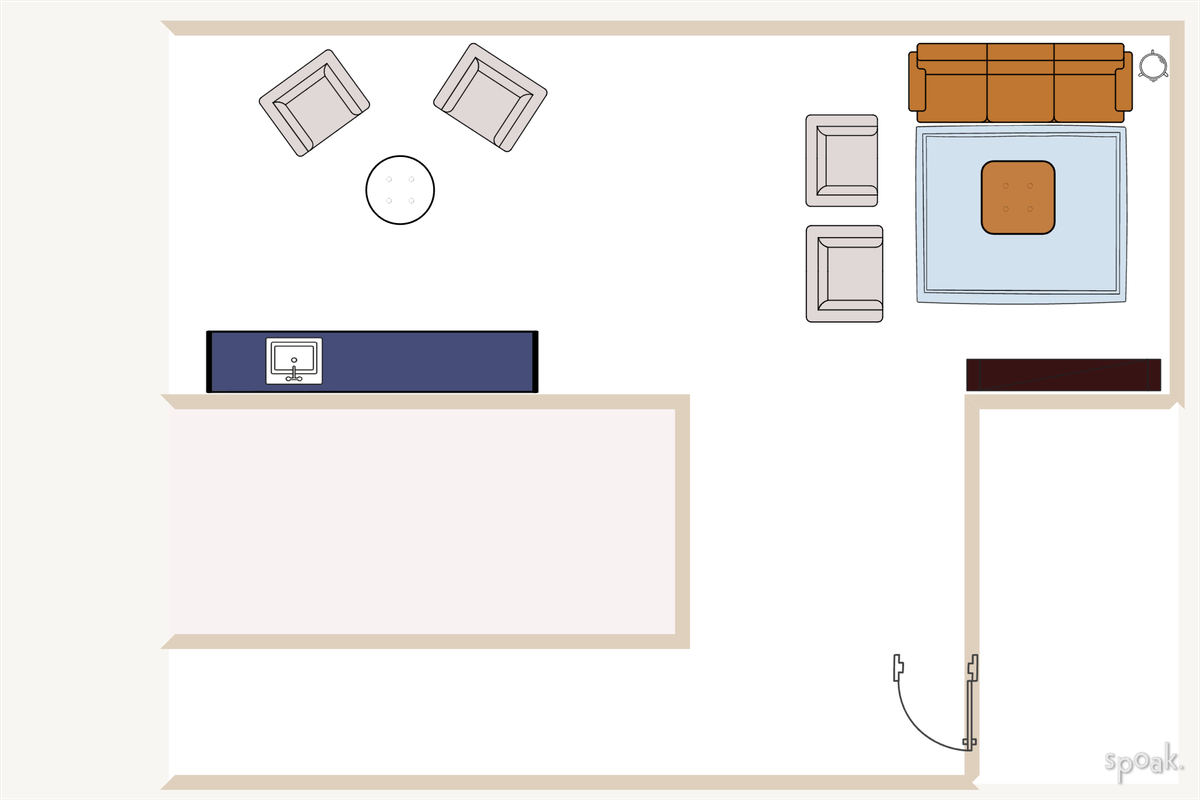 Dining Room Floor Plan designed by Meagan Givens