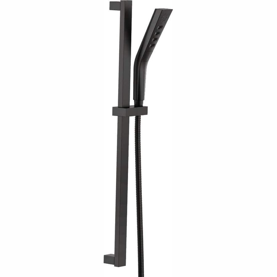 Delta 3-Spray Patterns 1.75 GPM 1.81 in. Wall Mount Handheld Shower Head with H2Okinetic in Matte Black 51799-BL - The Home Depot added by Erin Vernon
