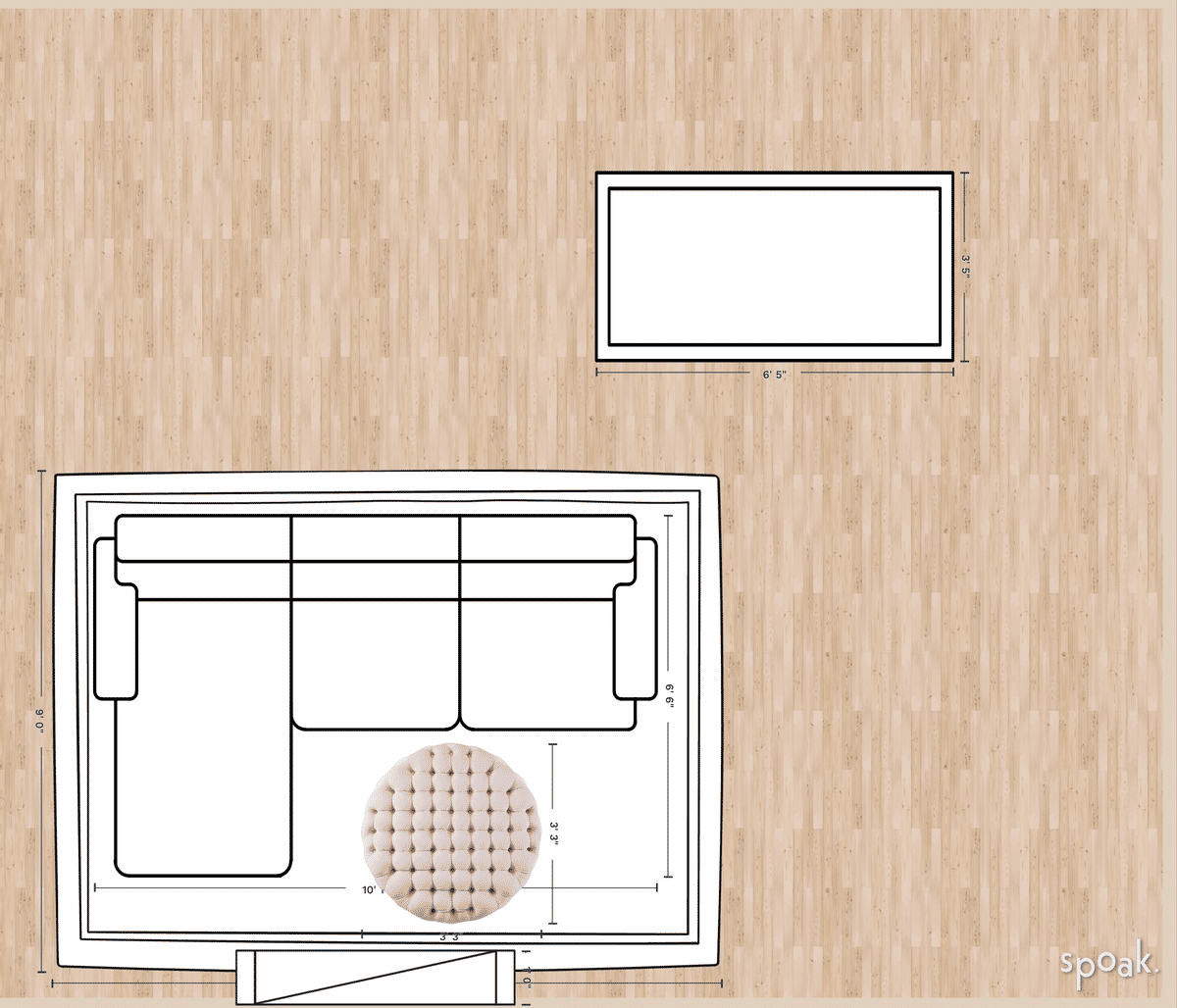 Family Room Layout designed by Angela Froschl