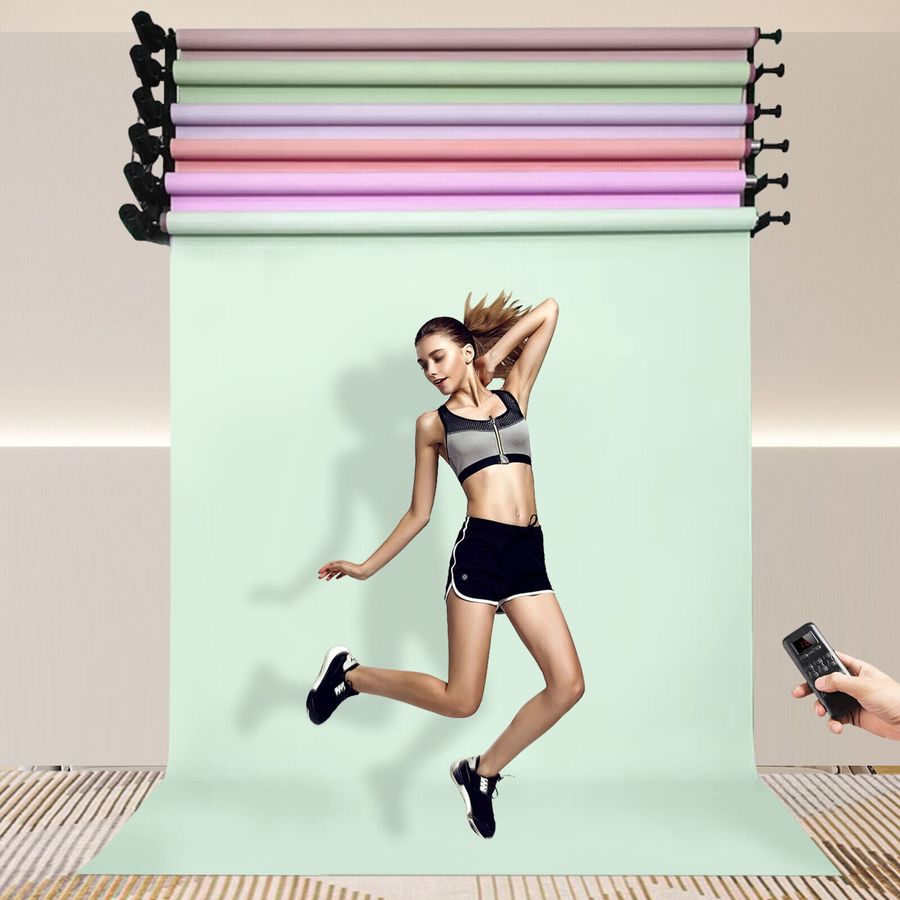 Miumaeov Photography Backdrop Wall Mount Roller System 6 Support Rollers Electric Photo Background Ceiling Holder 6 Rollers Motorized Electric Wall Ceiling Mount Background Support System with Remote - Walmart.com added by Isabella Roe