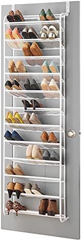 Whitmor 36 Pair Door Shoe Organizer, White added by Rachel Fedorov
